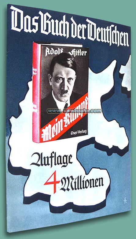 Mein Kampf, Adolf Hitler, Das Buch der Deutschen Auflage 4 Millionen